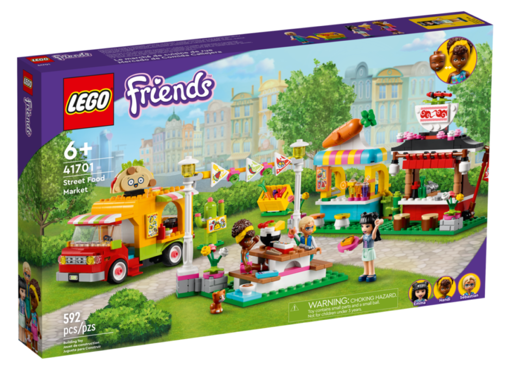 LEGO Friends 41701 Street Food Market box 1024x745