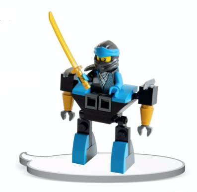 LEGO NINJAGO Nyas Powers minifigure and mini model