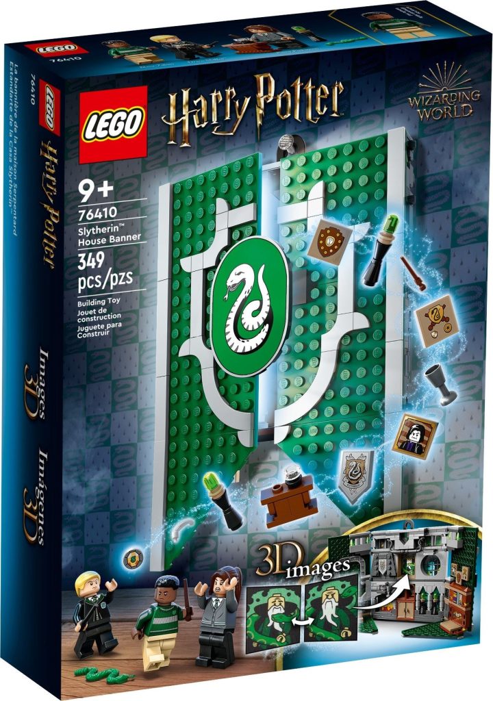 LEGO Harry Potter 76410 Slytherin House Banner Box Front 720x1024