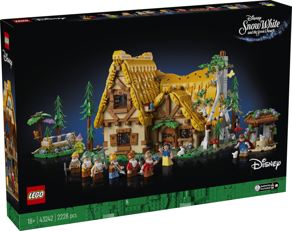 LEGO Disney 43242 Snow White and the Seven Dwarfs Cottage 1 1024x811