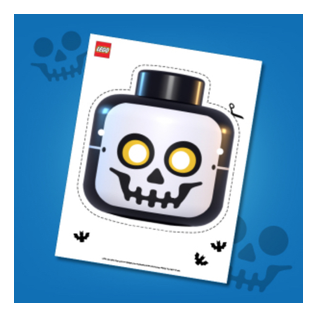 LEGO VIP reward Skeleton Guy Halloween Mask