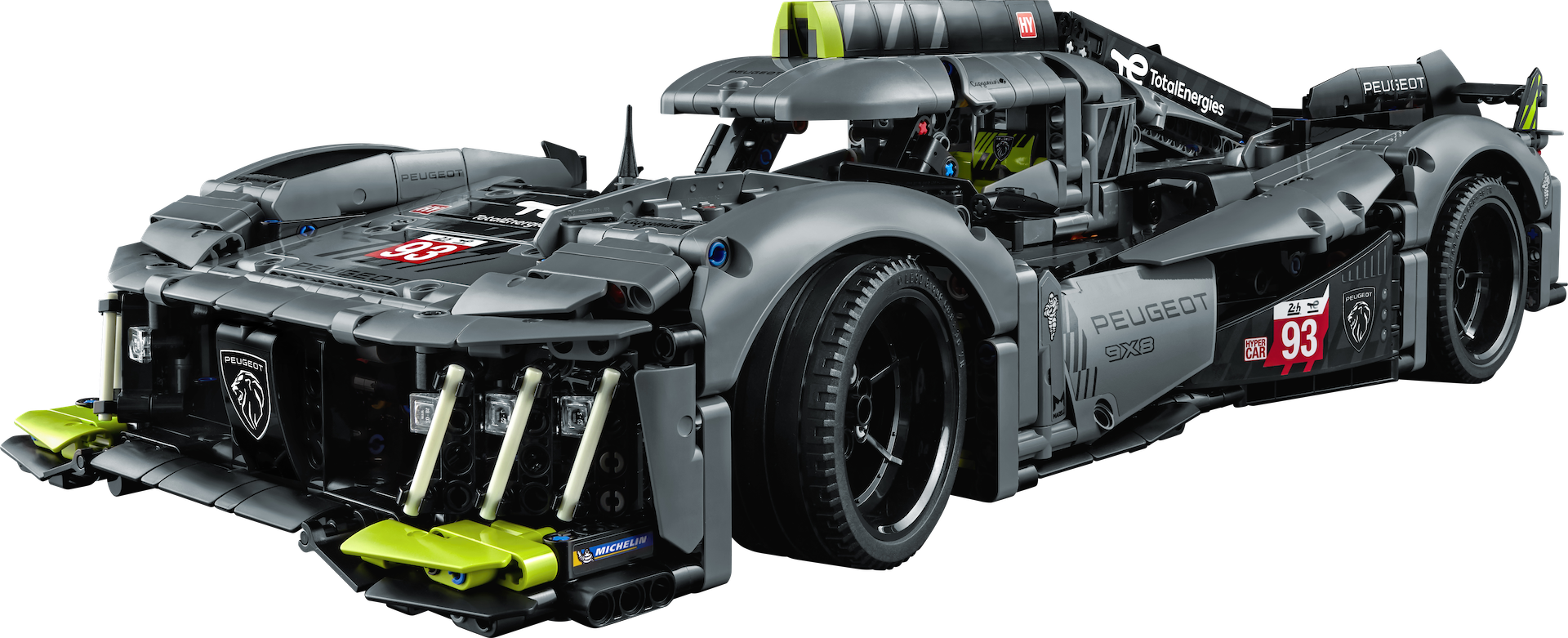 LEGO Technic 42156 Peugeot 9X8 24H Le Mans Hybrid Hypercar 07