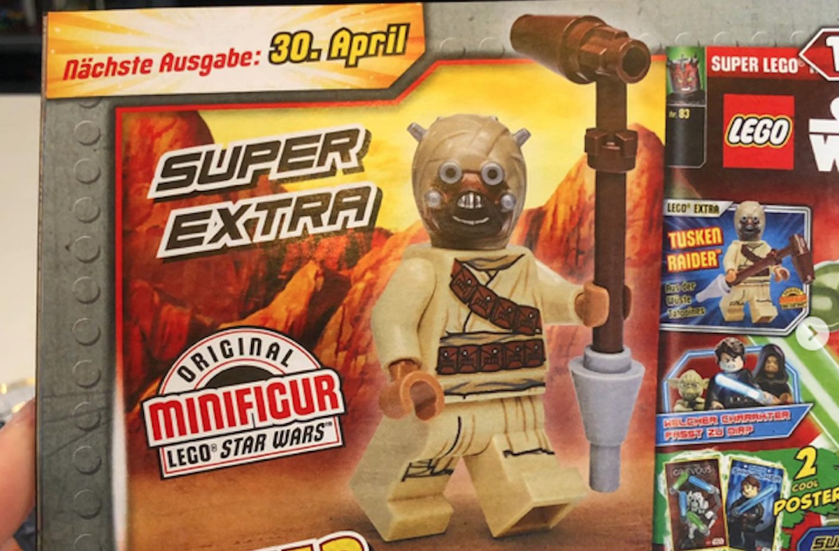Free Tusken Raider with LEGO Star Wars magazine in May