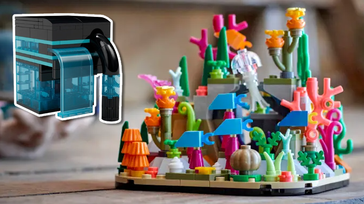 LEGO Fish Tank Filter and Coral Reef Diorama GWPs now live down under